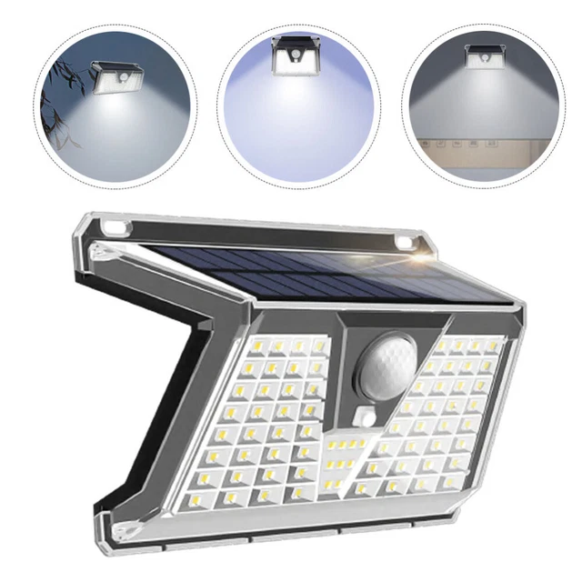 Solar Power Wall Lamp Solar Panel Outdoor Lights Sensor Light Human Sensor