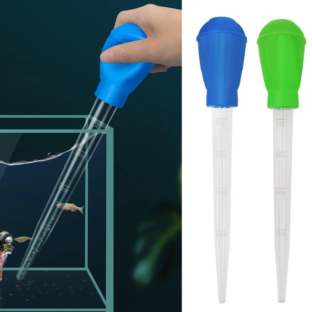 Portable Aquarium Dropper Pipette Cleaner Manual Tool Fish Tank Siphon Pump