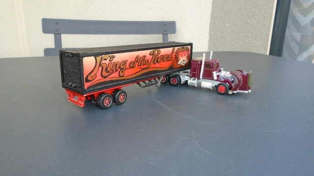 Camion Semi-remorque GMC Majorette - Technologie Tour - 1/87 - Blanc - Neuf