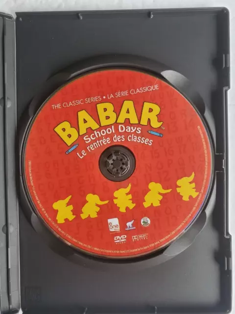 Babar School Days The Classic Series DVD 1991 Nelvana E-One Animated kids 2