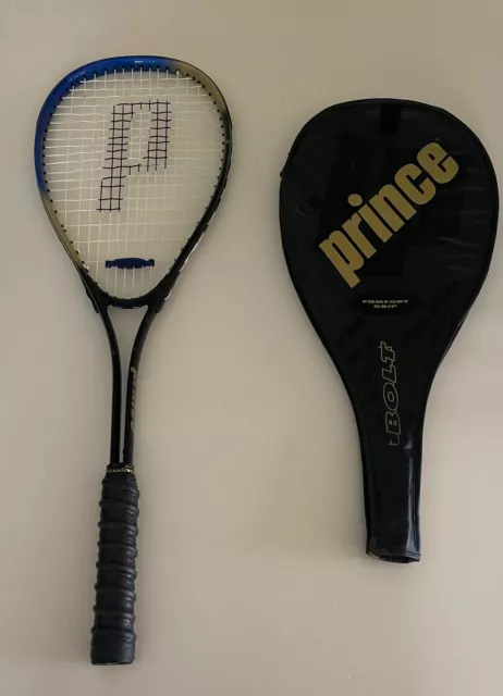 Prince Extender Squash Racket with Prince Case and New Grip. Free Postage