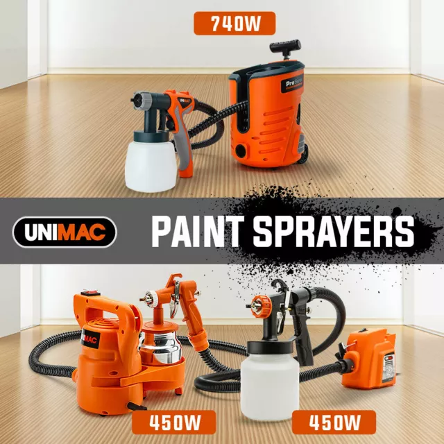 5 HP 5000 PSI NEW AIRLESS PAINT SPRAYER SPRAY GUN 2x500mm wand 5