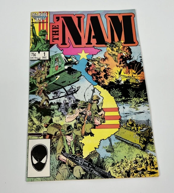 MARVEL COMICS THE 'NAM 1996 25th ANNIVERSARY 1 DEC VOLUME 1 COLOR VIETNAM