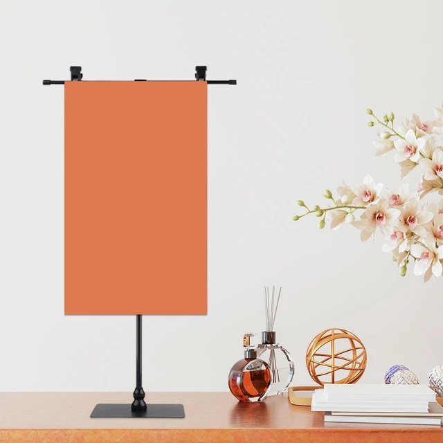 Table Poster Stand Non Slip Telescopic Adjustable for Commercial Office Shop