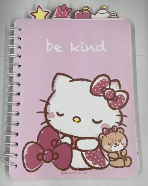 Hello Kitty Twin Friends Sanrio Notebook Spiral Line Paper 5 Tab Pages  Journal