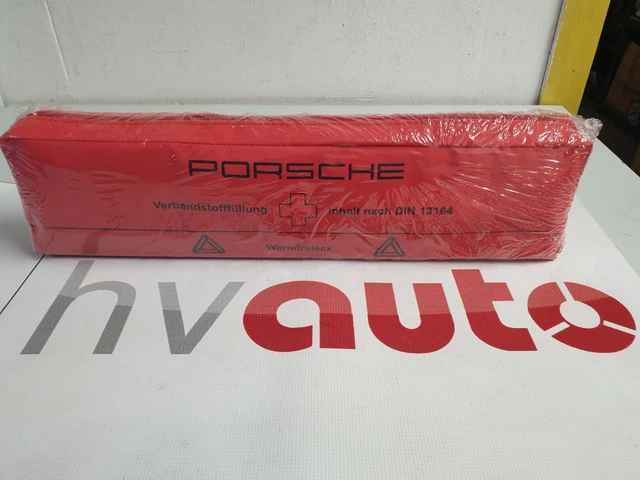 Original Porsche Break Triangle de Signalisation Trousse Secours Sac Premiers