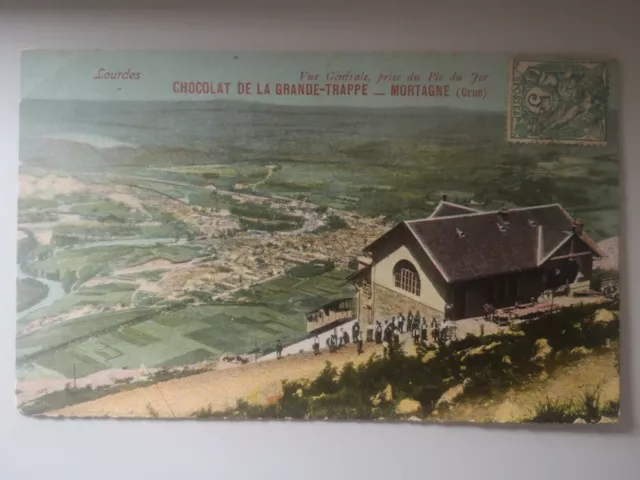 CPA 61 - Lourdes - CHOCOLATE DE LA GRANDE-TRAPPE - MORTAGNE (ORNE)