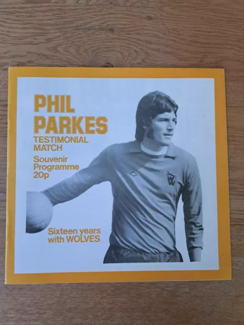 1978 Wolverhampton Wanderers v Midlands All Stars Phil Parkes Testimonial...