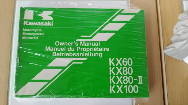 Kawasaki manuel du proprietaire kx  60 80 II 100 Manual moto motorcycle