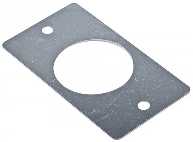 plaque de retenue pour sortie L 110mm lar. 60mm
