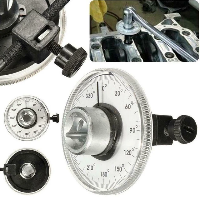Casa & Giardino Torque Angle Gauge Calibro Metro ad Angolo Guida Metallo