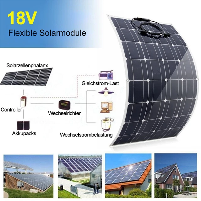 LEH - Panneau Solaire Portable Panneau De Cellules Solaires Portable