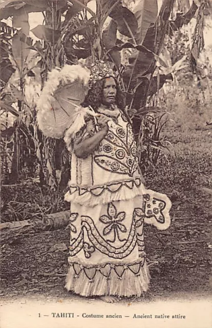 Polynésie - TAHITI - Costume ancien - Ed. R. P.