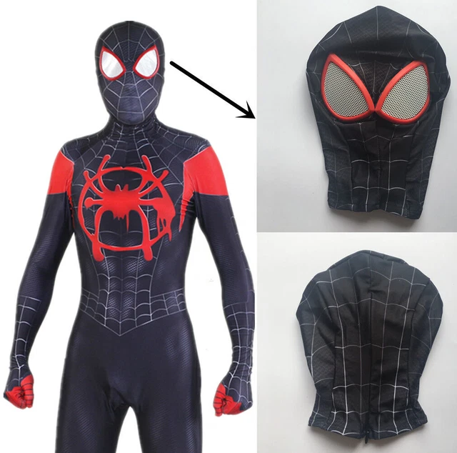 SPIDER-MAN MILES MORALES Mask Across the Spider-Verse Cosplay Halloween