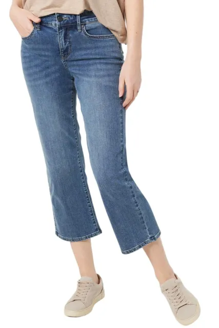 NYDJ Marilyn Straight Crop Jeans in Cool Embrace Rockie