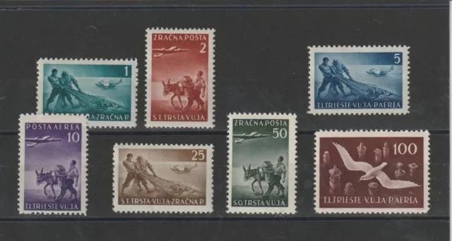 1949 Trieste B STT - Vujna Flugpost D 7 Val MNH MF93874