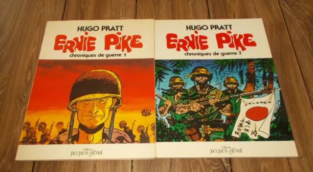 Bd Hugo Pratt  / Lot Ernie Pike Chroniques De Guerre Tome 1 Et 2 Tous En Eo