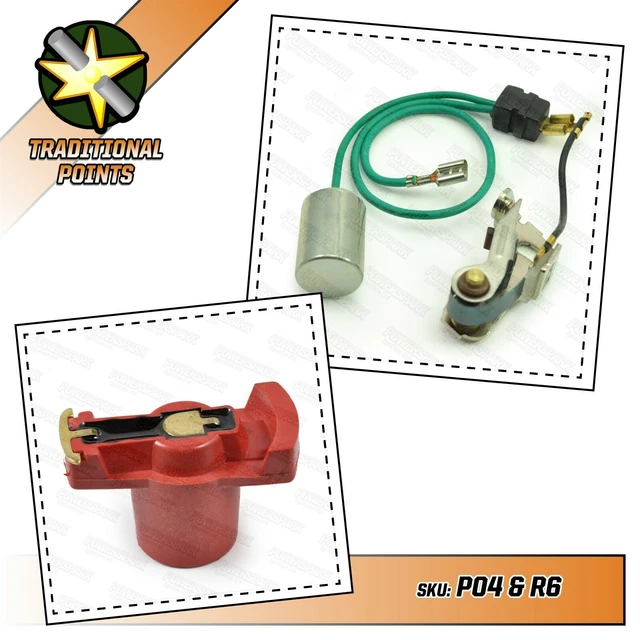 VW T2 CAMPER Powerspark Points And Condenser Set With Rotor Arm 10.03