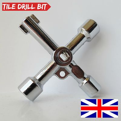 AMTECH Utilità Universale Strumento Chiave RADIATORE GAS FAI DA TE IDRAULICA ELETTRICA Regno Unito 