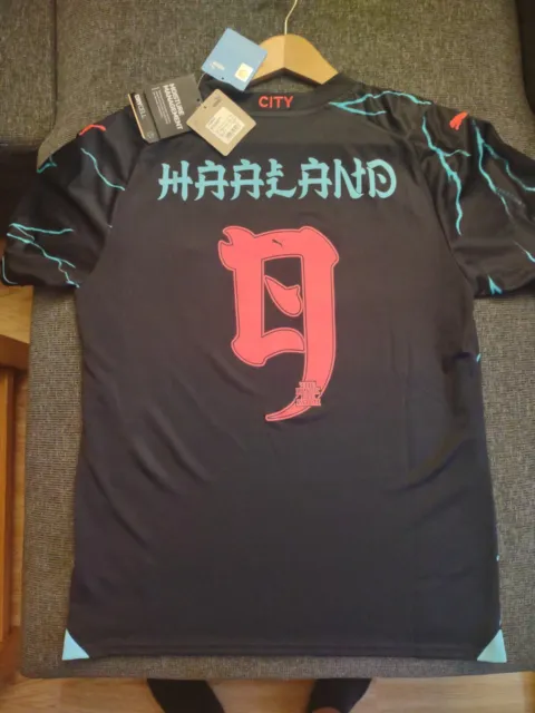 2023 Manchester City Third Football Shirt HAALAND #9 ASIAN LIMITED