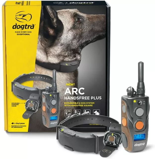 Dogtra ARC HandsFree Plus Waterproof, Rechargeable Remote Dog Training - 3/4 Mi