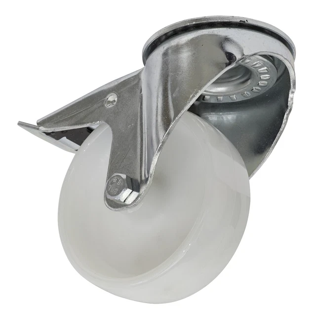 Sealey SCW4100SBL Roulette Roue Trou de Boulon Pivot Avec Total Verrou Ø100mm