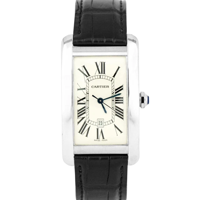 Cartier tank sales americaine oro bianco