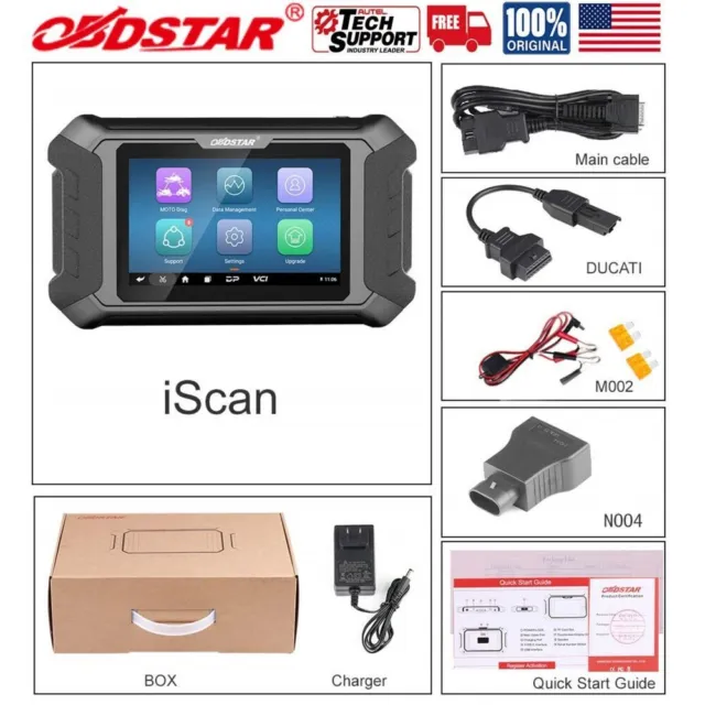 OBDSTAR iScan for DUCATI Motorcycle Diagnostic IMMO Programming Tool OBD2 Scan
