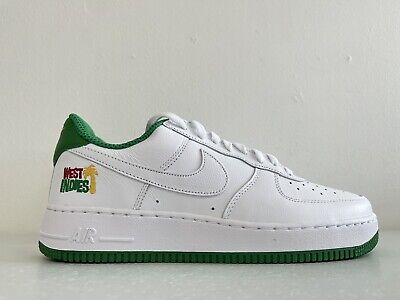 Nike Air Force 1 Low Retro QS West Indies White Classic Green DX1156-100 Size 12