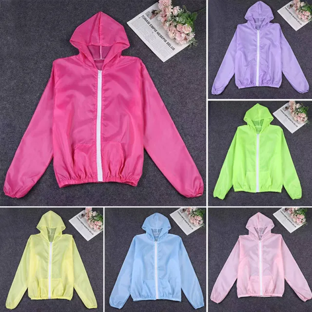 Womens Sunscreen Clothing Driving Hooded Coat Breathable Sun Protection Jacket ❤