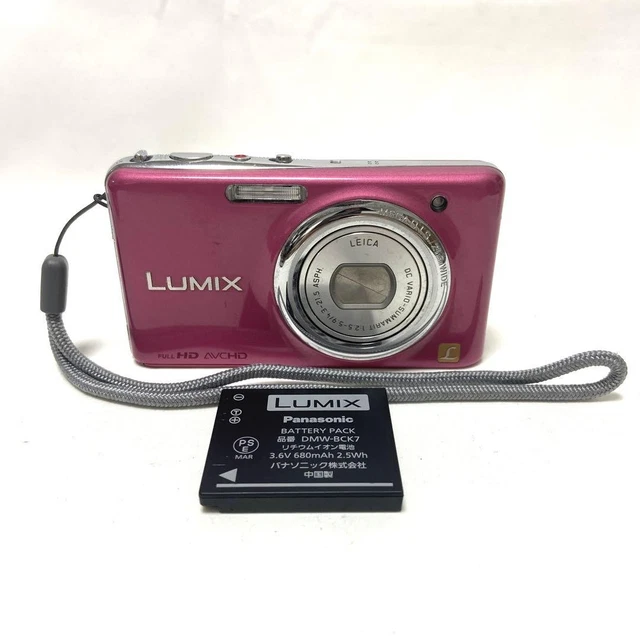 Panasonic LUMIX DMC-FX77　ピンク PANASONIC LUMIX DMC-FX77 Pink Compact Digital Camera Used