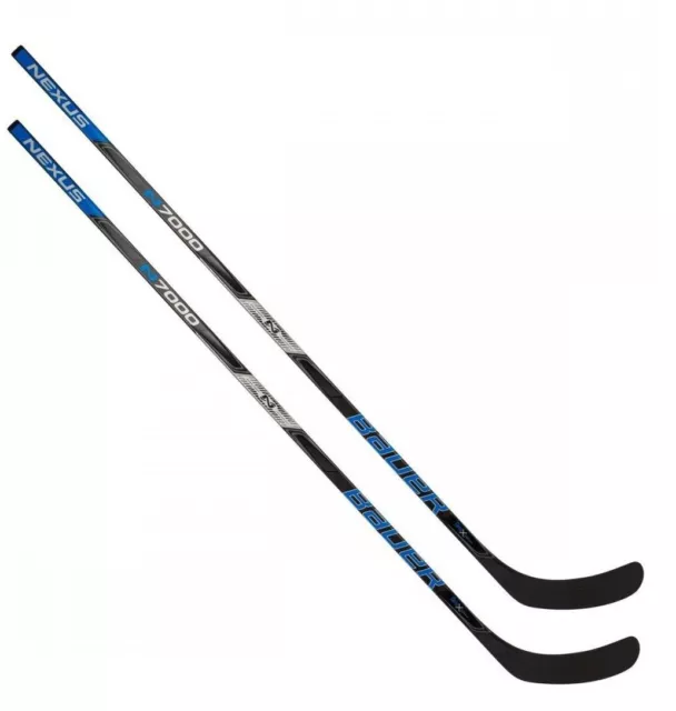 2 Pack BAUER Nexus N7000 Season 2016 Ice Hockey Sticks Senior Flex