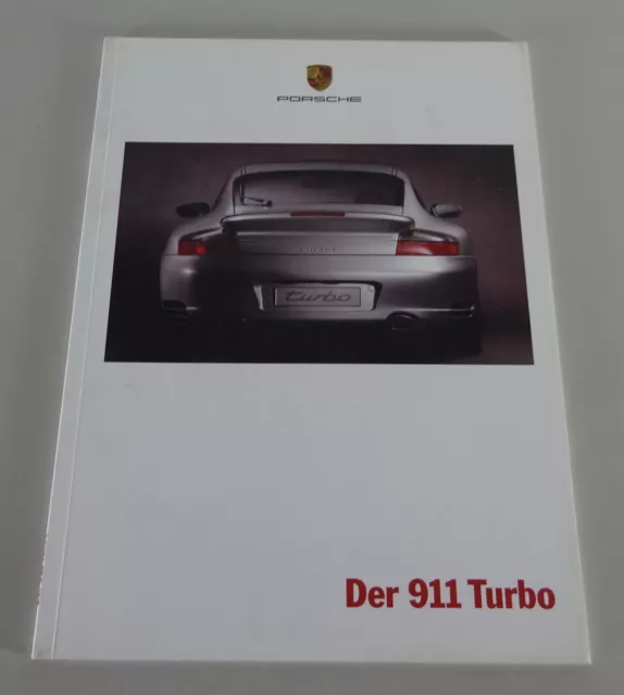 Prospectus / Brochure„ Der 911 Turbo “Porsche Type 996 Stand 08/1999