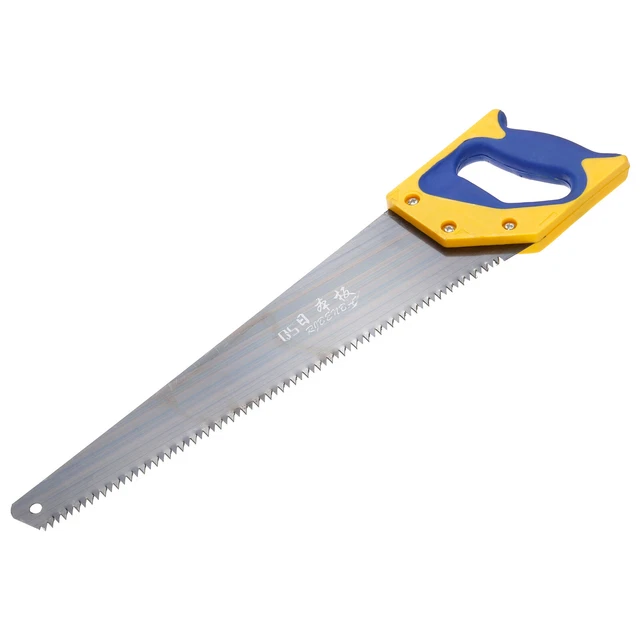15" Professional Hand Panel Saw with Straight Blade D-shaped Plastic Handle