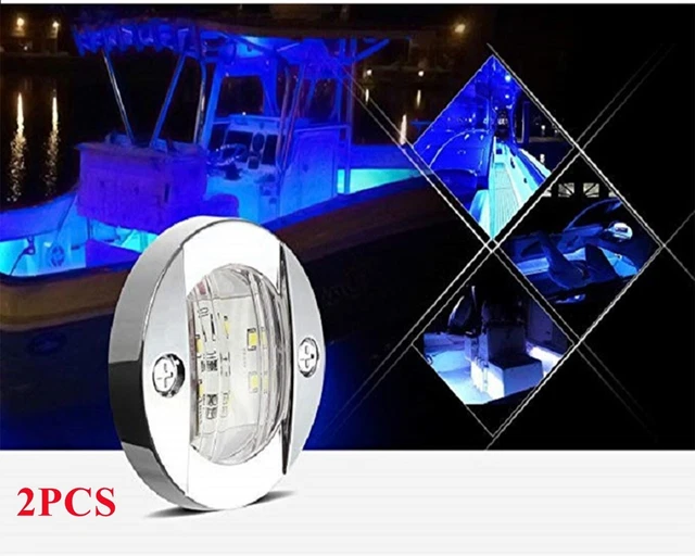 Feux De Navigation LED Pour Bateau 12V/24V - IP66 étanche - 3W, 5500-6300K - Pour Yachts, Bateaux Jusqu'à 12 M - 3