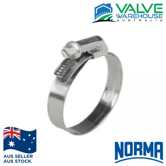 Norma Torro Worm Drive Hose Clamp W1 - Full Galvanised