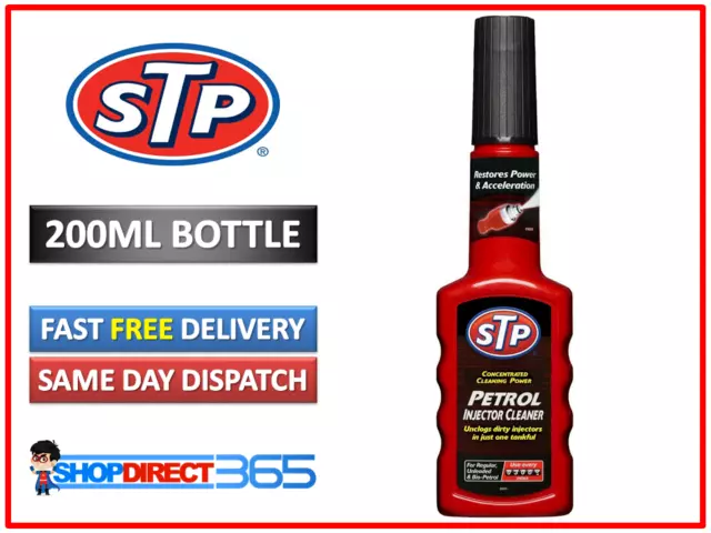 STP Petrol Injector Cleaner & Fuel System Additive Cleaner Stabiliser 200ml NEW