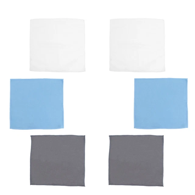 6 Pcs Serviette De Nettoyage De Verre Chiffon De Nettoyage De Vitres Un Verre