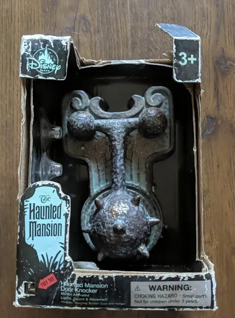 Disney Parks The Haunted Mansion Door Knocker Lights and Sounds Knock