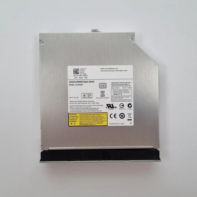DELL LATITUDE E5520 SATA DVD Writer Drive With Bezel & Bracket DS