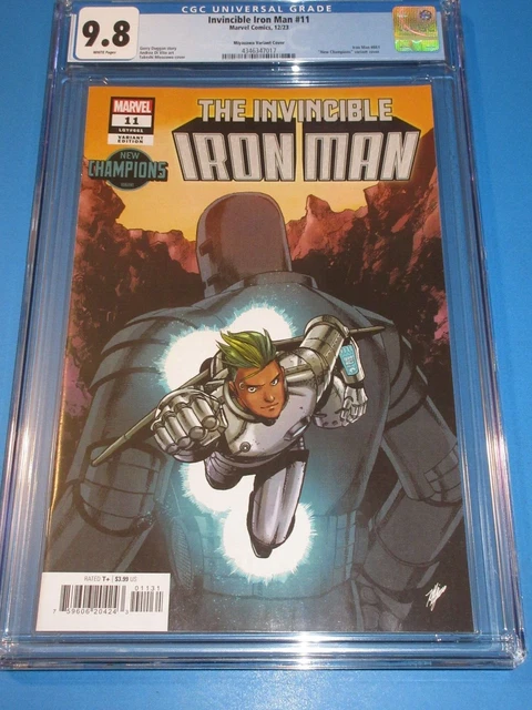 Invincible Iron Man #11 New Champions Variant CGC 9.8 NM/M Gorgeous Gem Wow