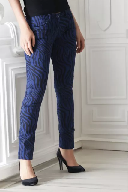 PANTALON JEAN FEMME NEUF avec étiquette NOIR/BLEU FONCE taille 40 (L) 3