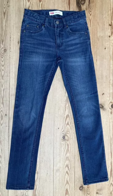 Levis 510 Skinny Jeans Age 12 Adjustable Waist Excellent Condition