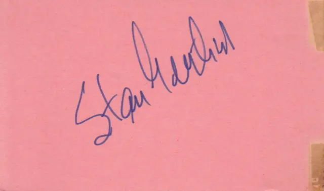 STAN GOTTLIEB Signed 3x5 Index Card Actor/Slaughter House Five COA