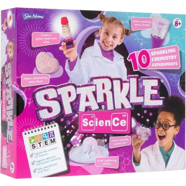 John Adams Sparkle Science Chemistry Set