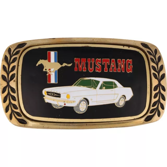 Ottone Ford MUSTANG Shelby Cobra Motorsport Gt Fastback NOS Vintage Belt Fibbia