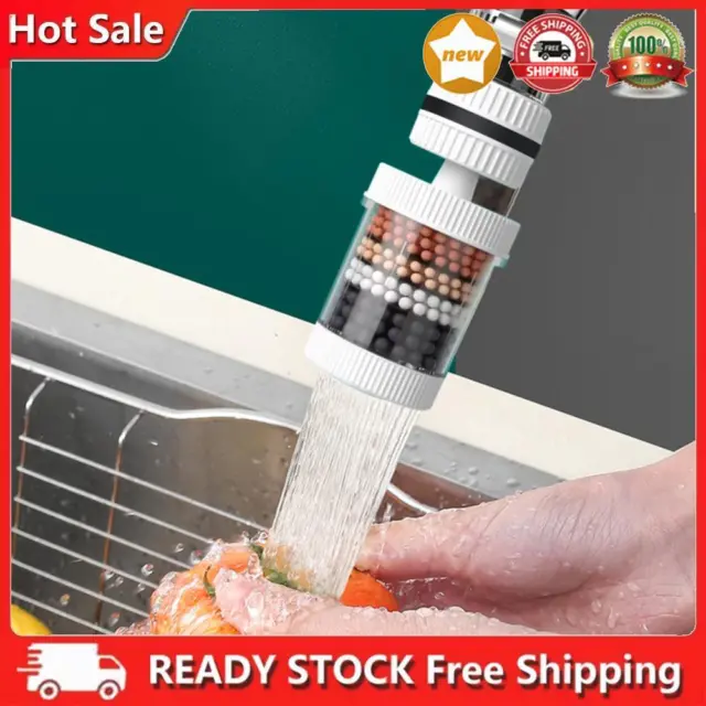 6 Layers Tap Purifier 360 Degree Rotation Splashproof Use for Kitchen Bathroom