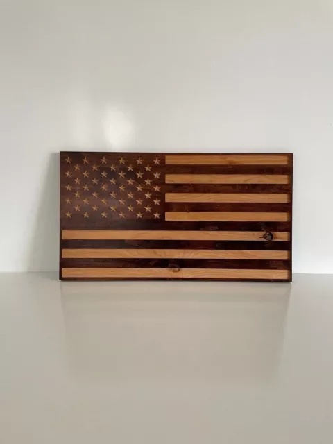 USA New Designed Flag -Wooden American flag - Wood Wall Art -Handcrafted