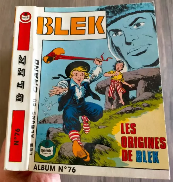 album BLEK n°76  avec 469.470.471 LUG 1990 COMPLET en  ETAT  NEUF