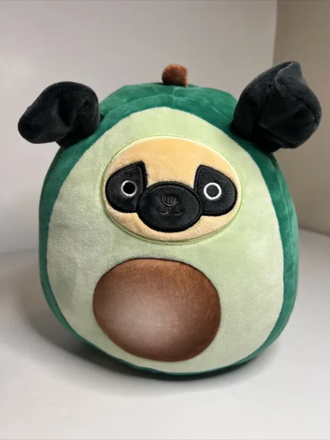 Squishmallow Prince the Pug in Avocado Costume 8" Limited 2021 Dog Green